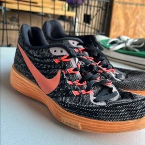 Nike Black and Pink Athletic Shoes